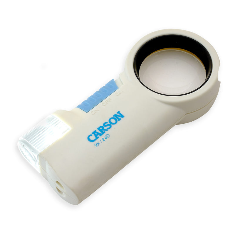 CARSON MAGNIFLASH 9X ASPHERIC LED MAGNIFIER for Science and Nature from Le Naturaliste