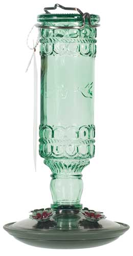GLASS HUMMINGBIRD FEEDER for Science and Nature from Le Naturaliste