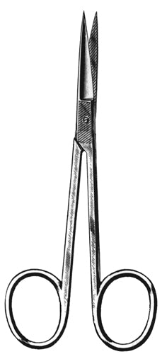 IRIS SCISSORS, STRAIGHT 11.5CM for Science and Nature from Le Naturaliste