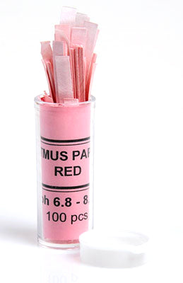 PH TEST PAPER, RED LITMUS, 100/PK for Science and Nature from Le Naturaliste