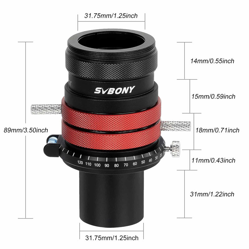 SVBONY ATMOSPHERIC DISPERSION CORRECTOR for Science and Nature from Le Naturaliste