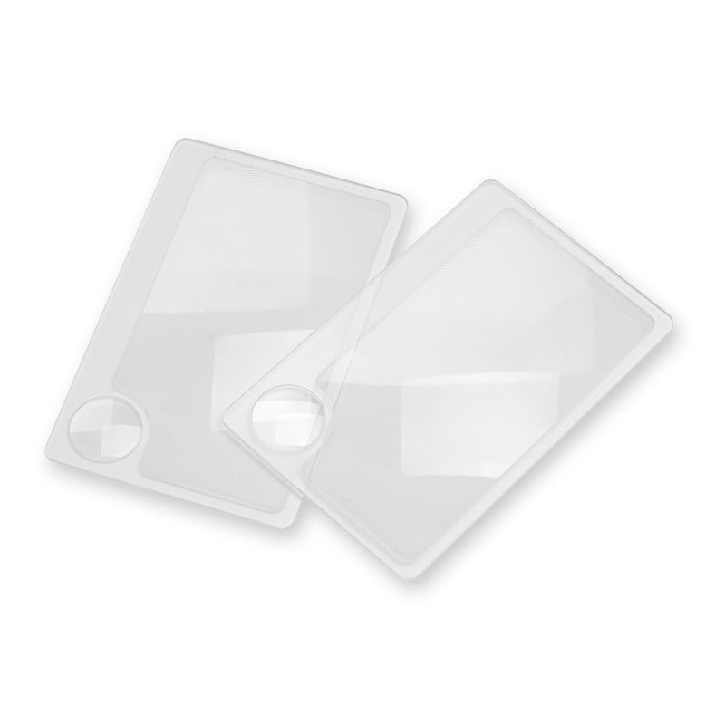 CARSON WALLET MAGNIFIER TWIN PACK 2.5X for Science and Nature from Le Naturaliste